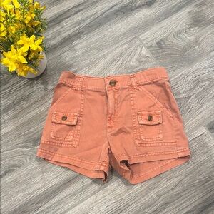 Old Navy Burnt Orange Utility Shorts Classic Fit